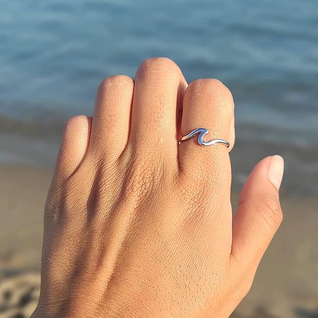 Bague Ocean wave