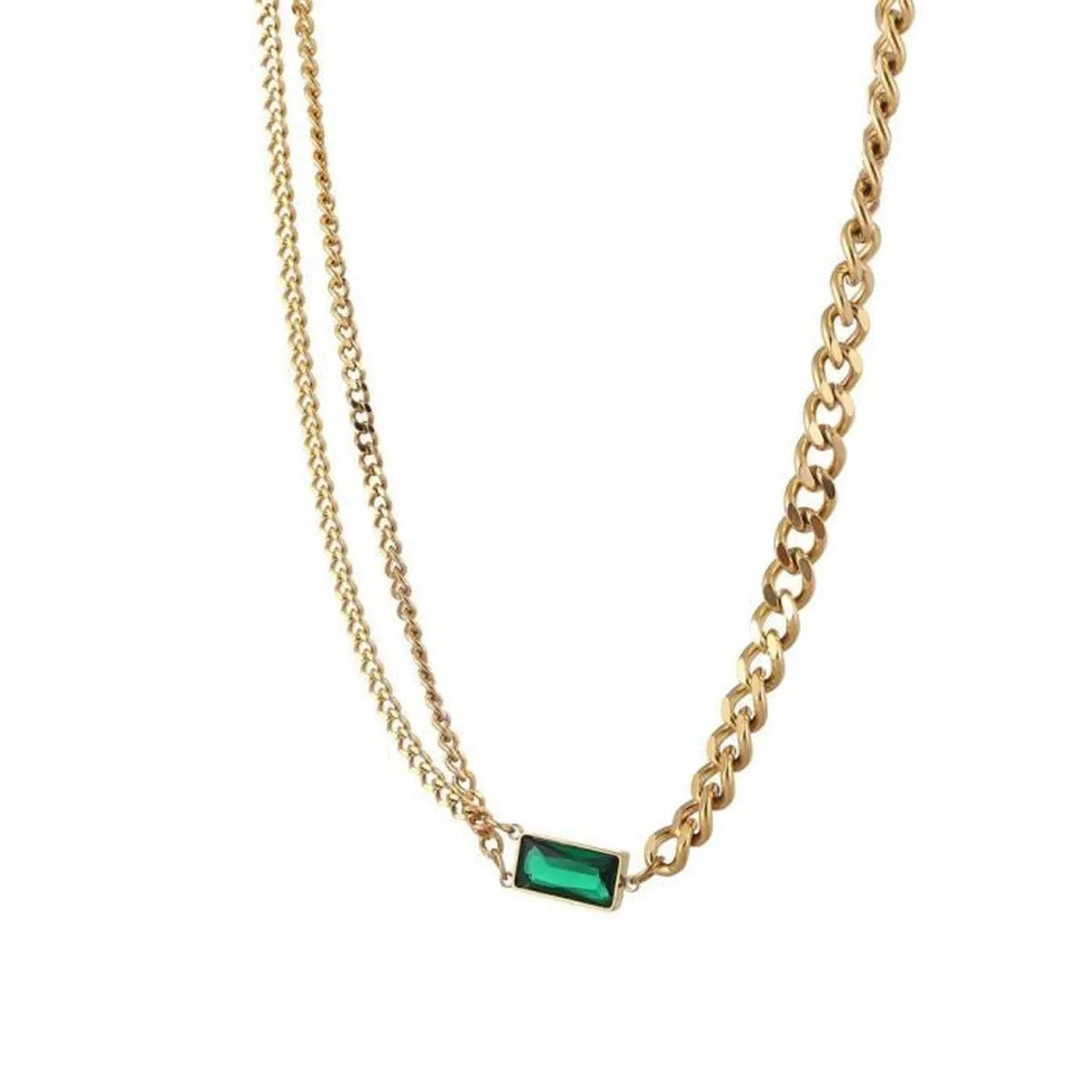 Collier Bold  Emerald - 18 carats