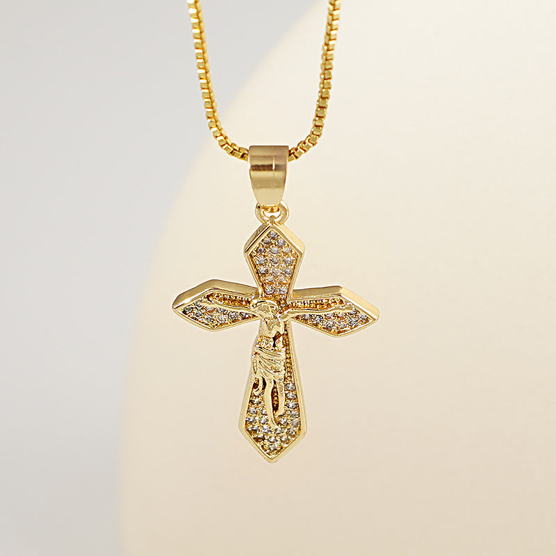 Colliers retro Faith  18 carats