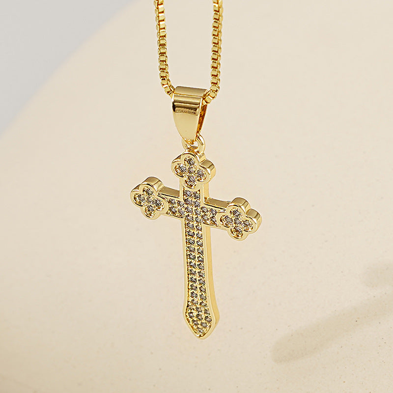 Colliers retro Faith  18 carats