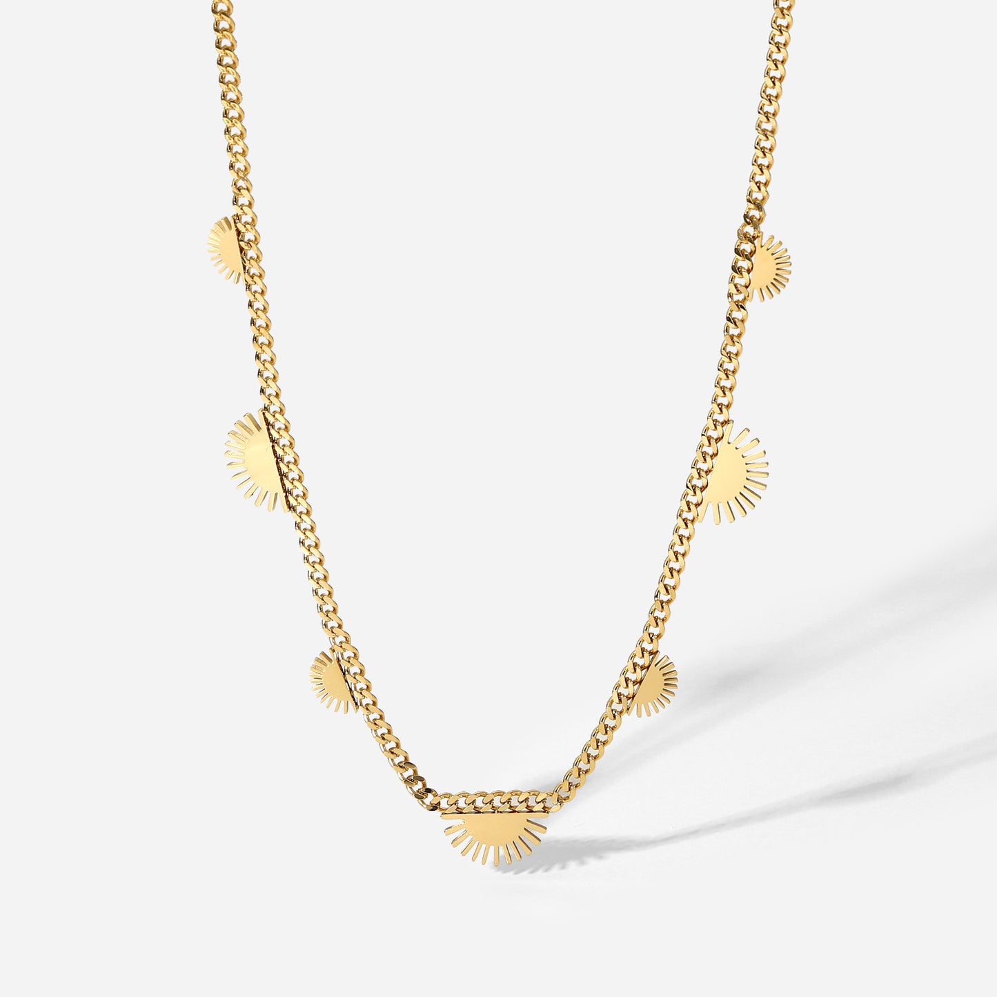 Collier Retro Solange plaqué or 18 carats