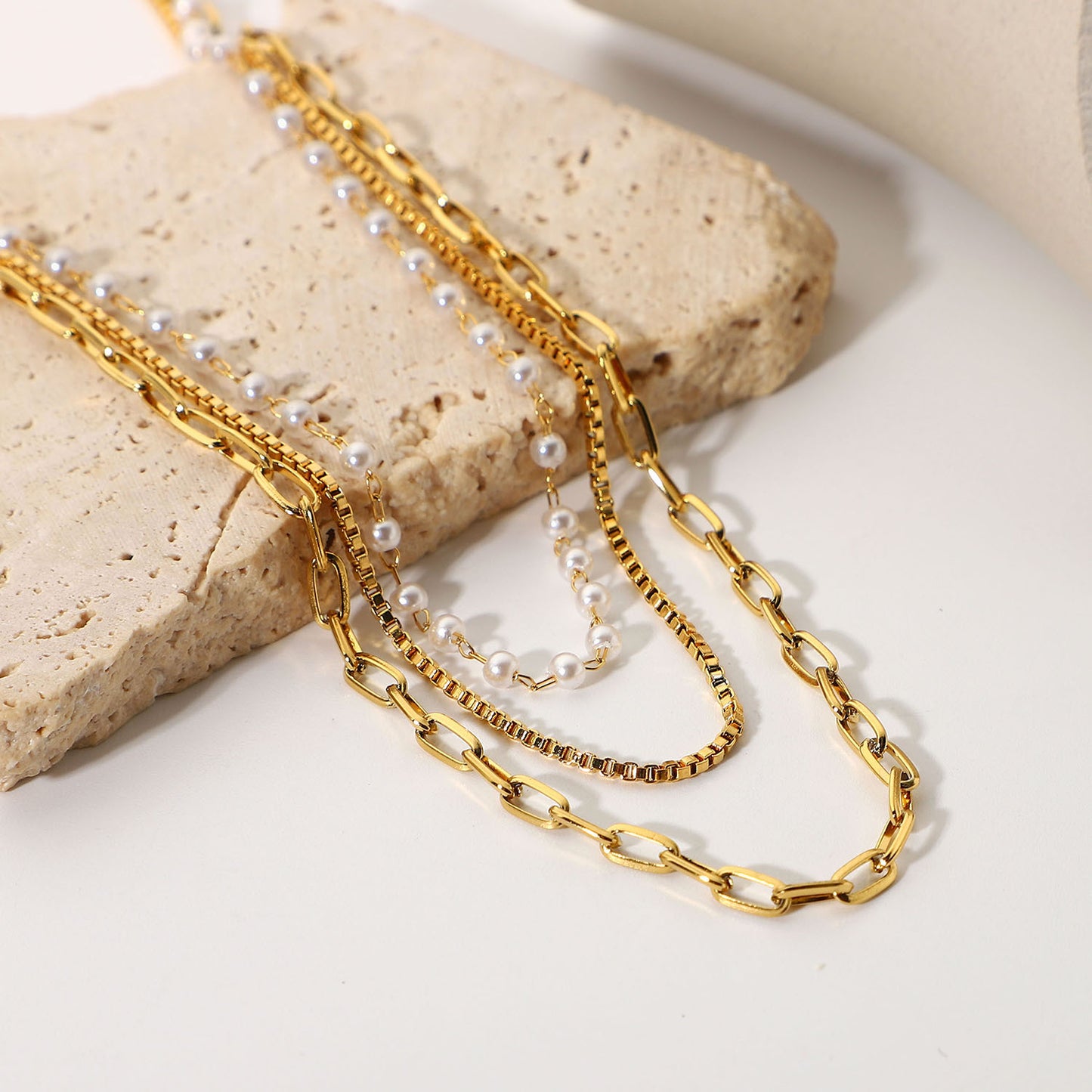 Collier Trio Nikki Rich 18k