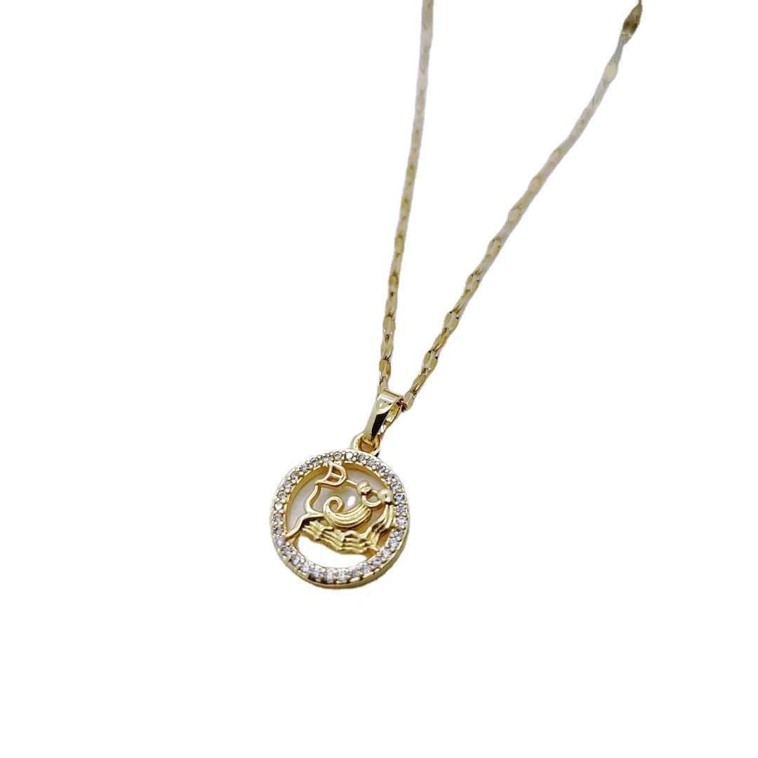 Collection Constellation -Collier a pendentif zodiaque