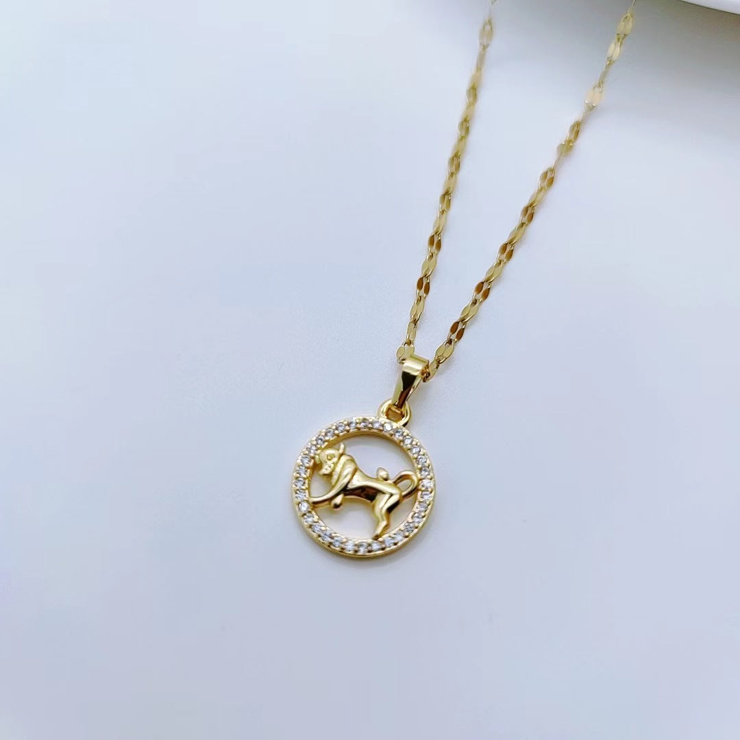 Collection Constellation -Collier a pendentif zodiaque